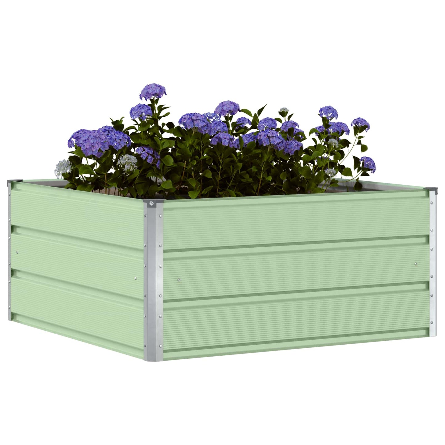 Planter Pastel Green 100 x 100 x 45 cm Steel