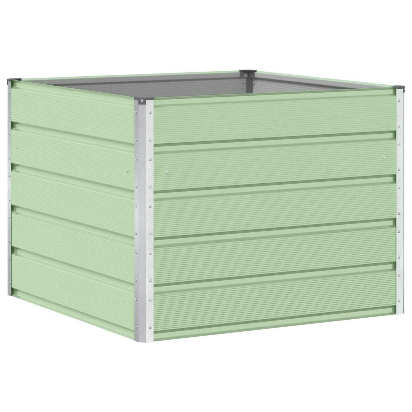 Planter Pastel Green 100 x 100 x 75 cm Steel