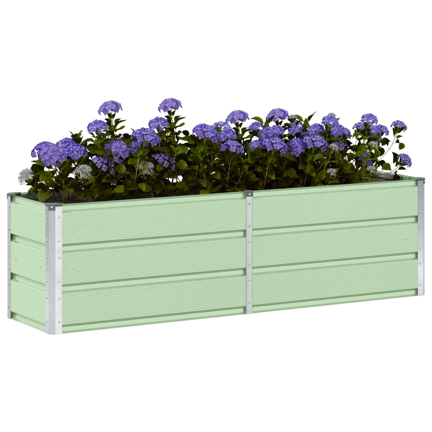 Planter Green 160 x 40 x 45 cm Steel