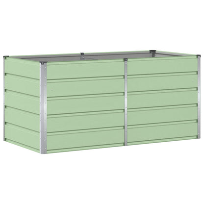 Planter Green 160 x 80 x 75 cm Steel