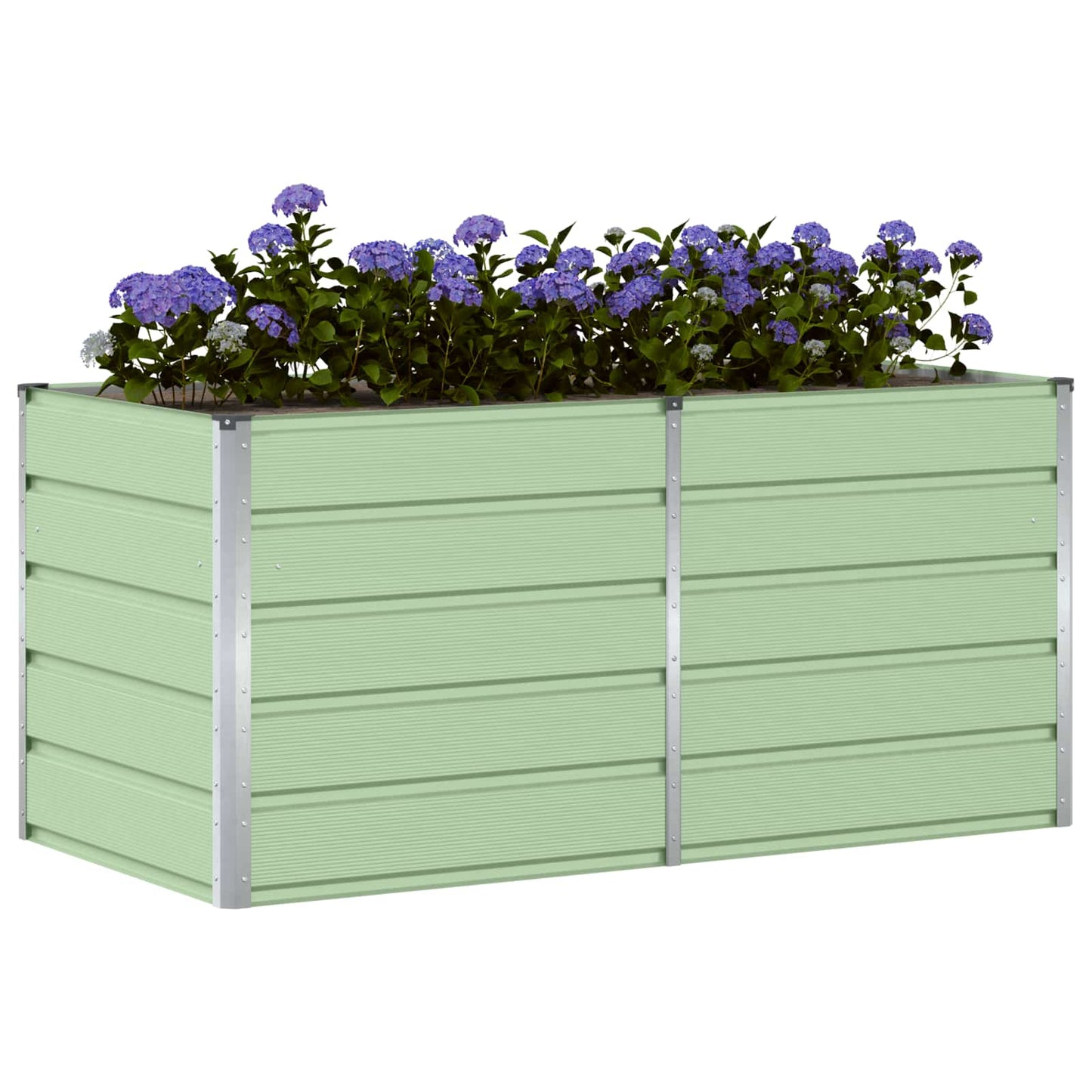 Planter Green 160 x 80 x 75 cm Steel