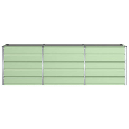 Planter Green 240 x 80 x 75 cm Steel
