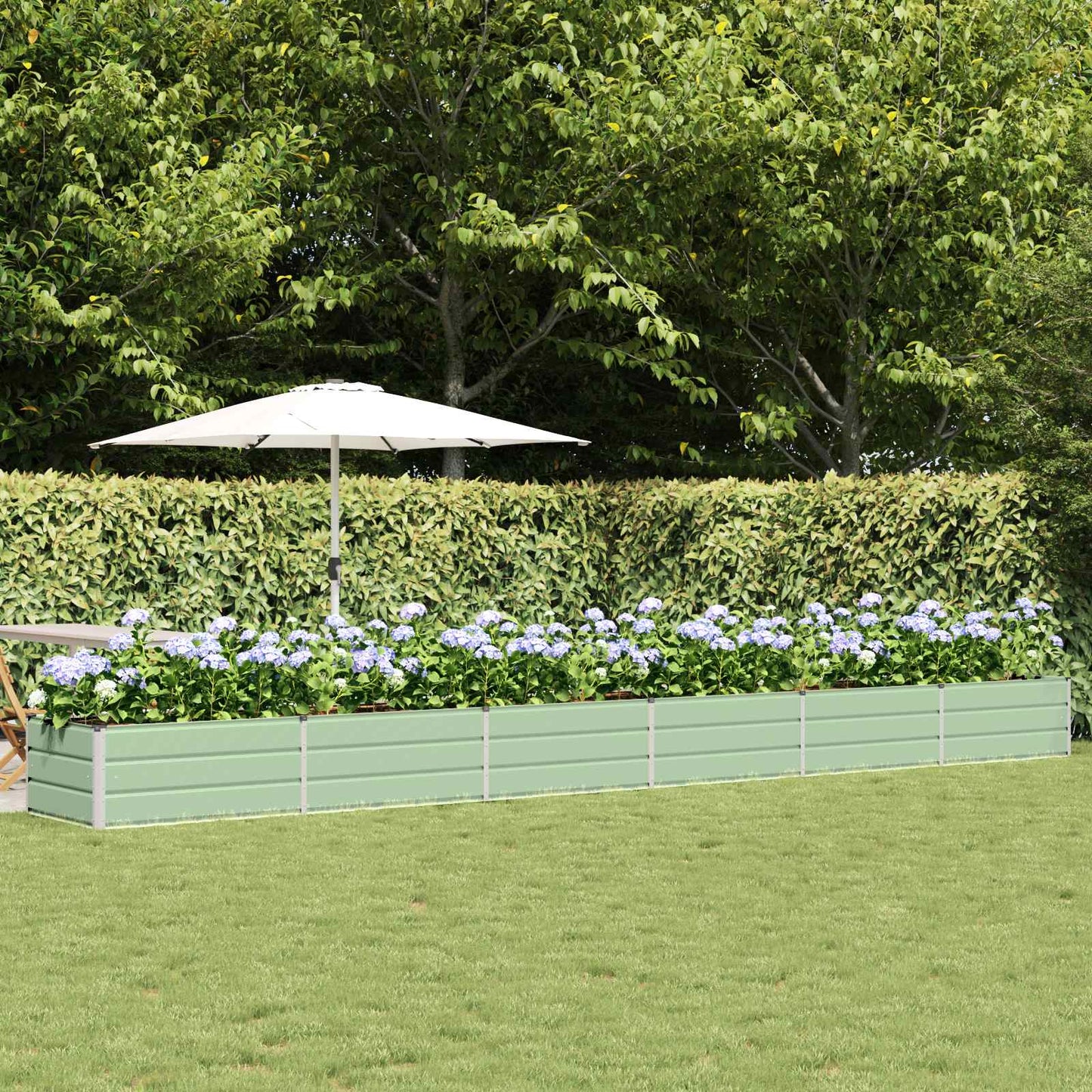 Planter Green 600 x 80 x 45 cm Steel