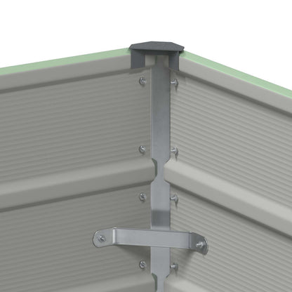 Planter Pastel Green 100 x 50 x 45 cm Galvanised Steel