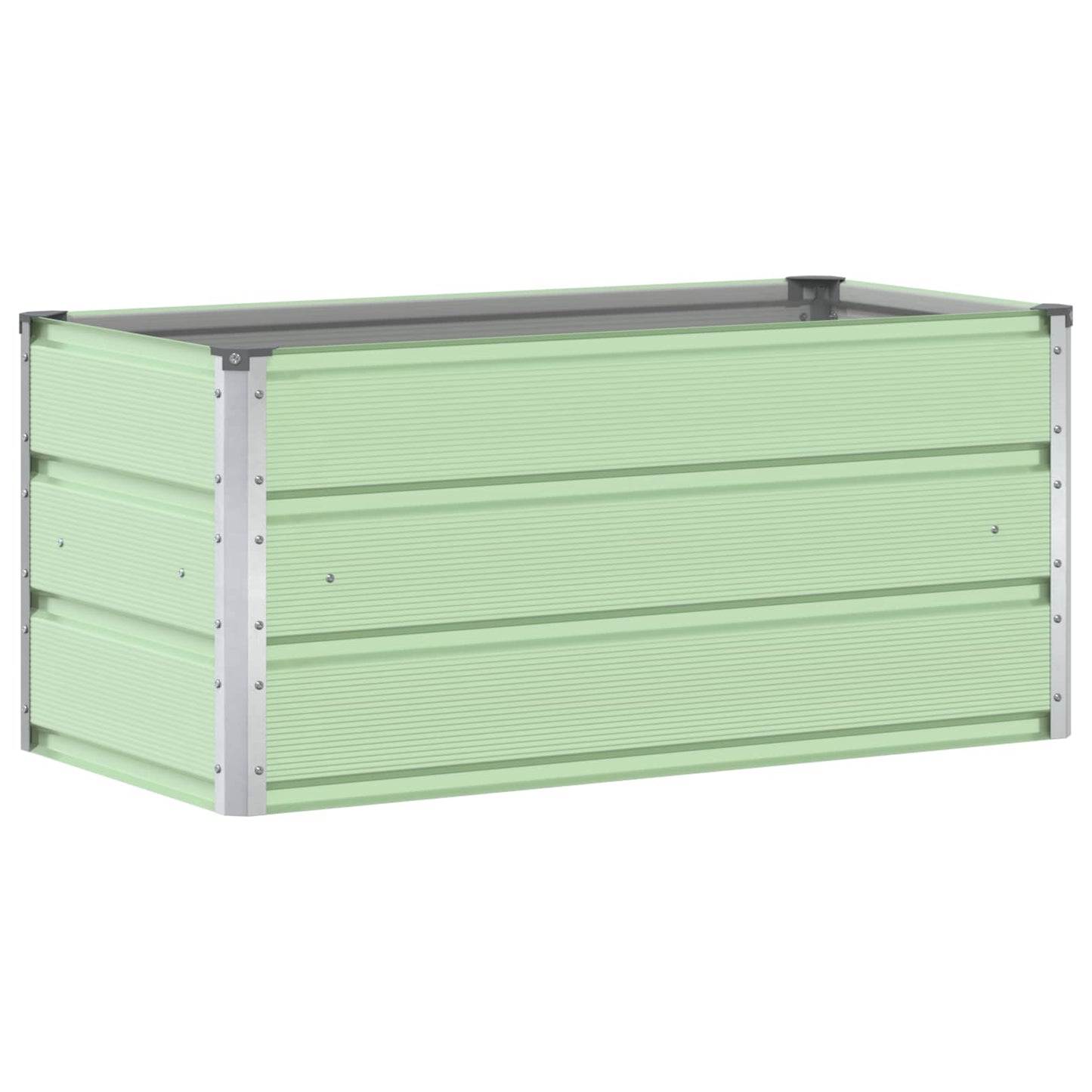 Planter Pastel Green 100 x 50 x 45 cm Galvanised Steel