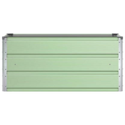Planter Pastel Green 100 x 50 x 45 cm Galvanised Steel
