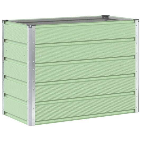 Planter Pastel Green 100 x 50 x 77 cm Galvanised Steel