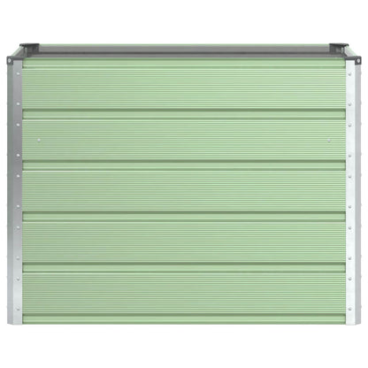 Planter Pastel Green 100 x 50 x 77 cm Galvanised Steel