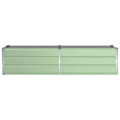 Planter Pastel Green 195 x 50 x 45 cm Galvanised Steel