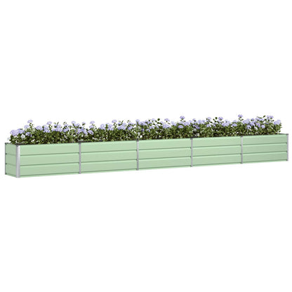 Planter Pastel Green 480 x 50 x 45 cm Galvanised Steel
