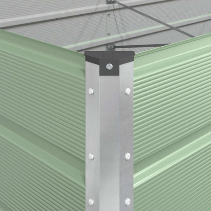 Planter Pastel Green 195 x 100 x 45 cm Galvanised Steel