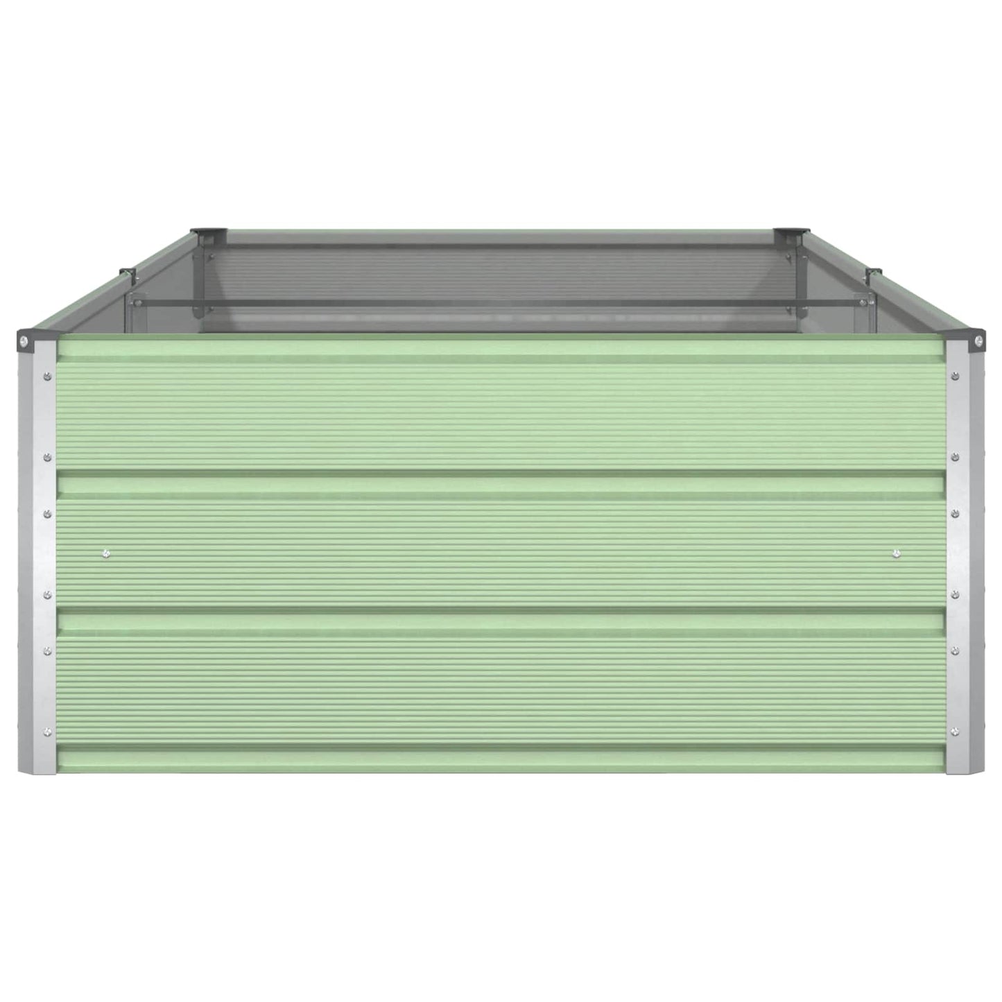 Planter Pastel Green 195 x 100 x 45 cm Galvanised Steel
