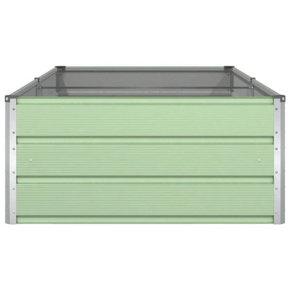 Planter Pastel Green 195 x 100 x 45 cm Galvanised Steel