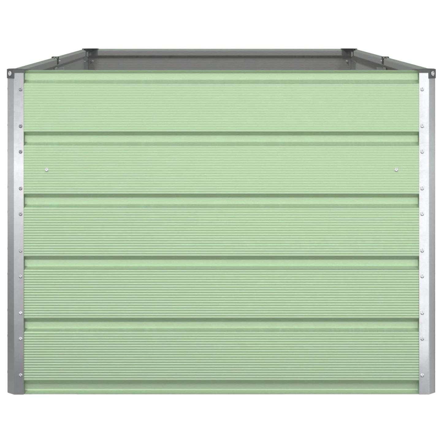 Planter Pastel Green 195 x 100 x 75 cm Galvanised Steel