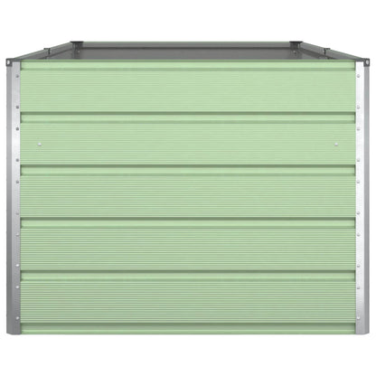 Planter Pastel Green 195 x 100 x 75 cm Galvanised Steel