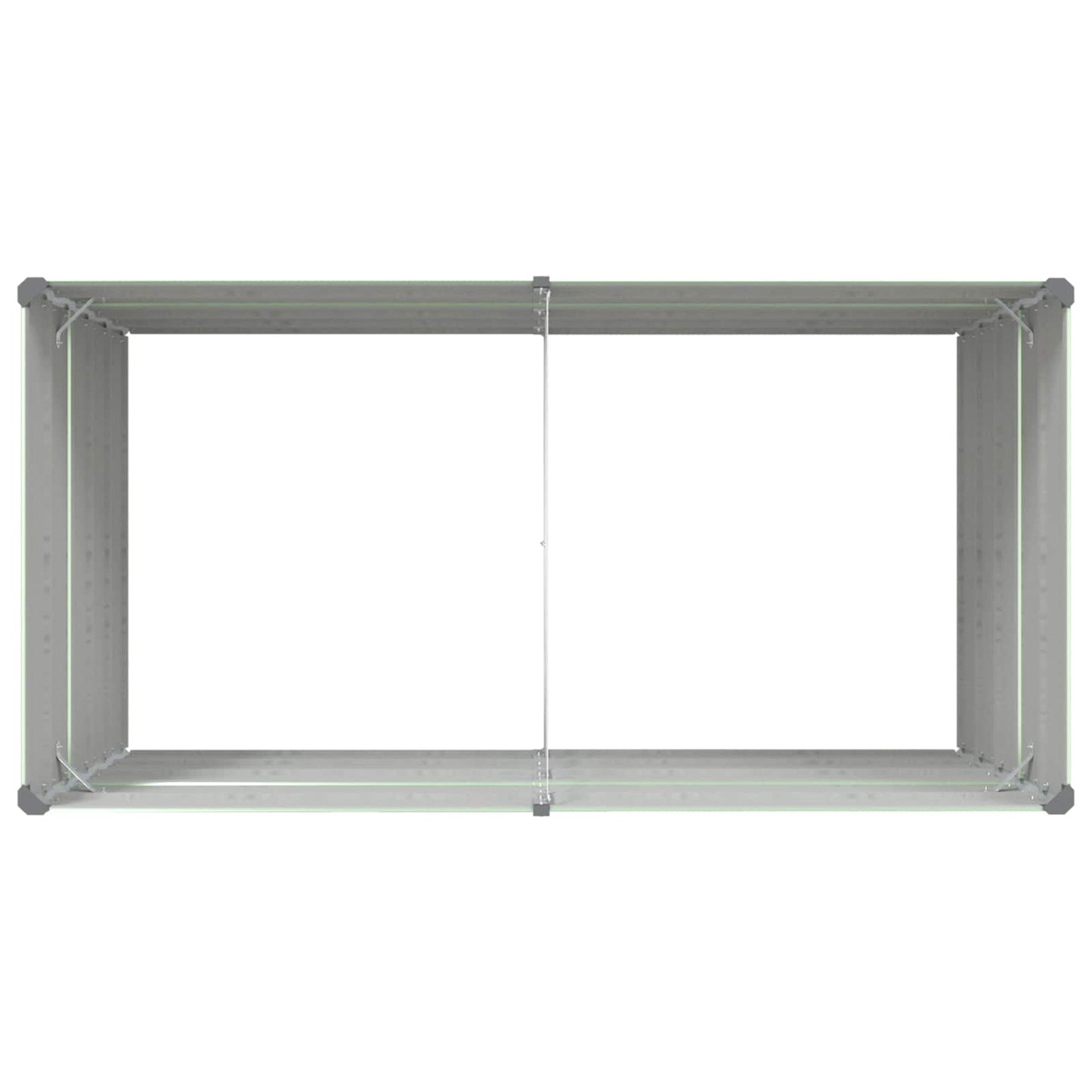 Planter Pastel Green 195 x 100 x 75 cm Galvanised Steel