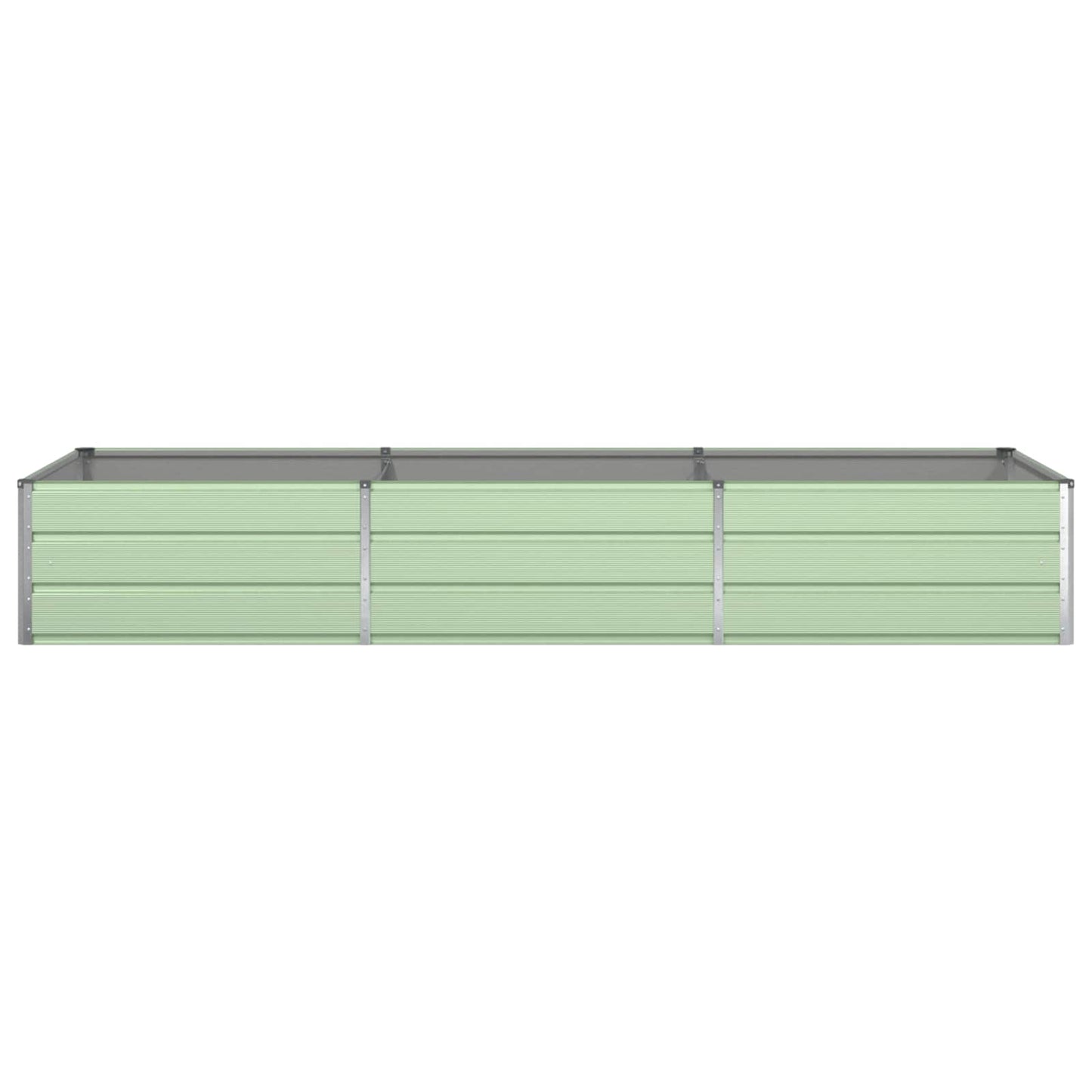 Planter Pastel Green 290 x 100 x 45 cm Galvanised Steel
