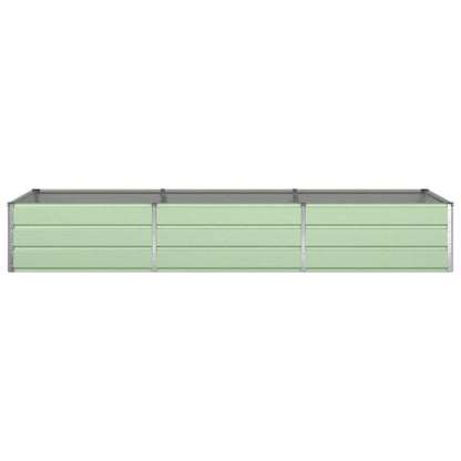 Planter Pastel Green 290 x 100 x 45 cm Galvanised Steel