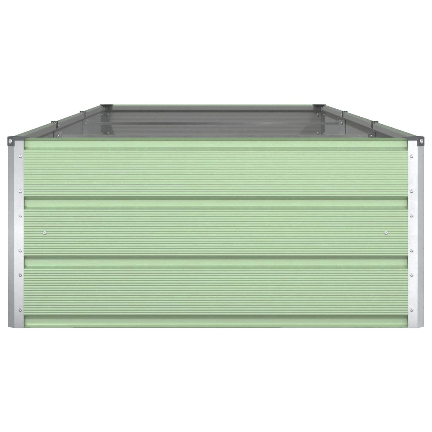Planter Pastel Green 290 x 100 x 45 cm Galvanised Steel