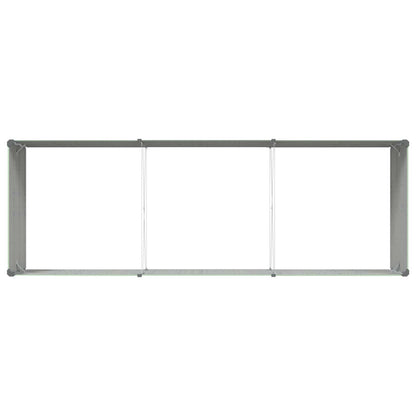 Planter Pastel Green 290 x 100 x 45 cm Galvanised Steel
