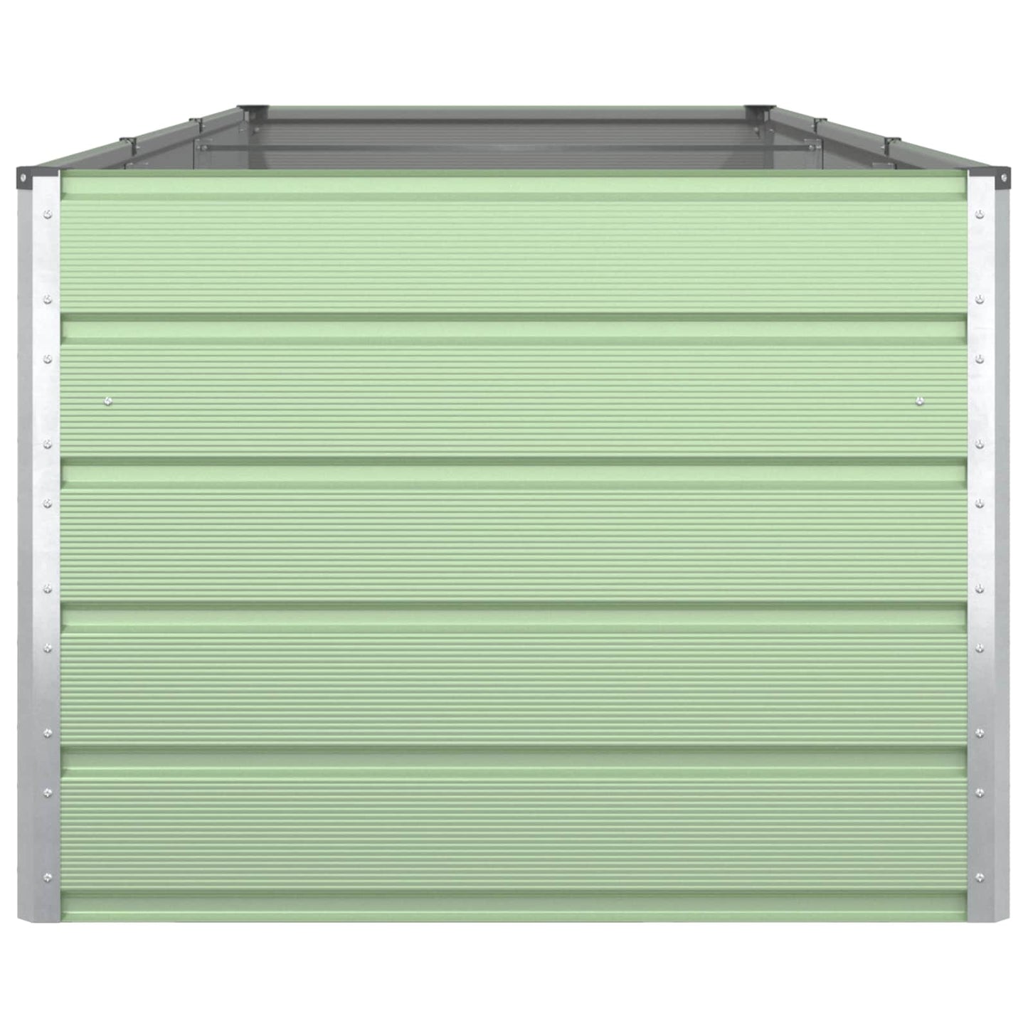 Planter Pastel Green 290 x 100 x 75 cm Galvanised Steel