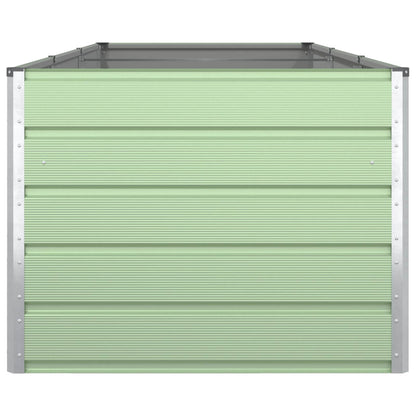 Planter Pastel Green 290 x 100 x 75 cm Galvanised Steel