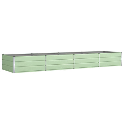 Planter Pastel Green 385 x 100 x 45 cm Galvanised Steel