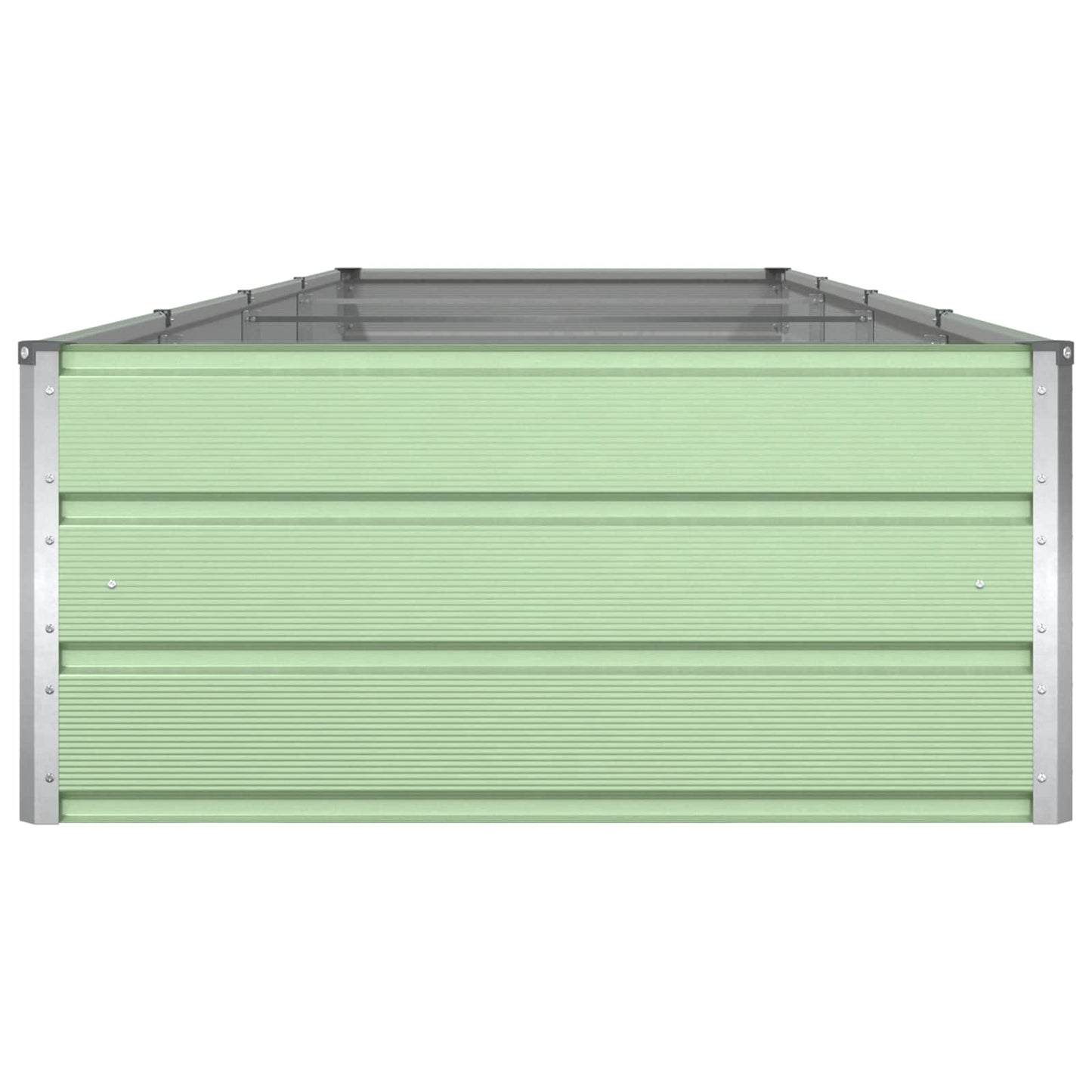 Planter Pastel Green 385 x 100 x 45 cm Galvanised Steel