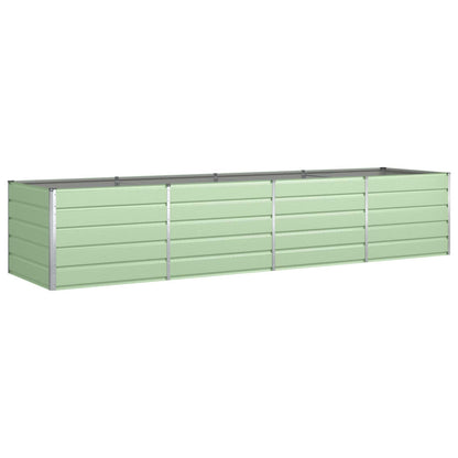 Planter Pastel Green 385 x 100 x 75 cm Galvanised Steel