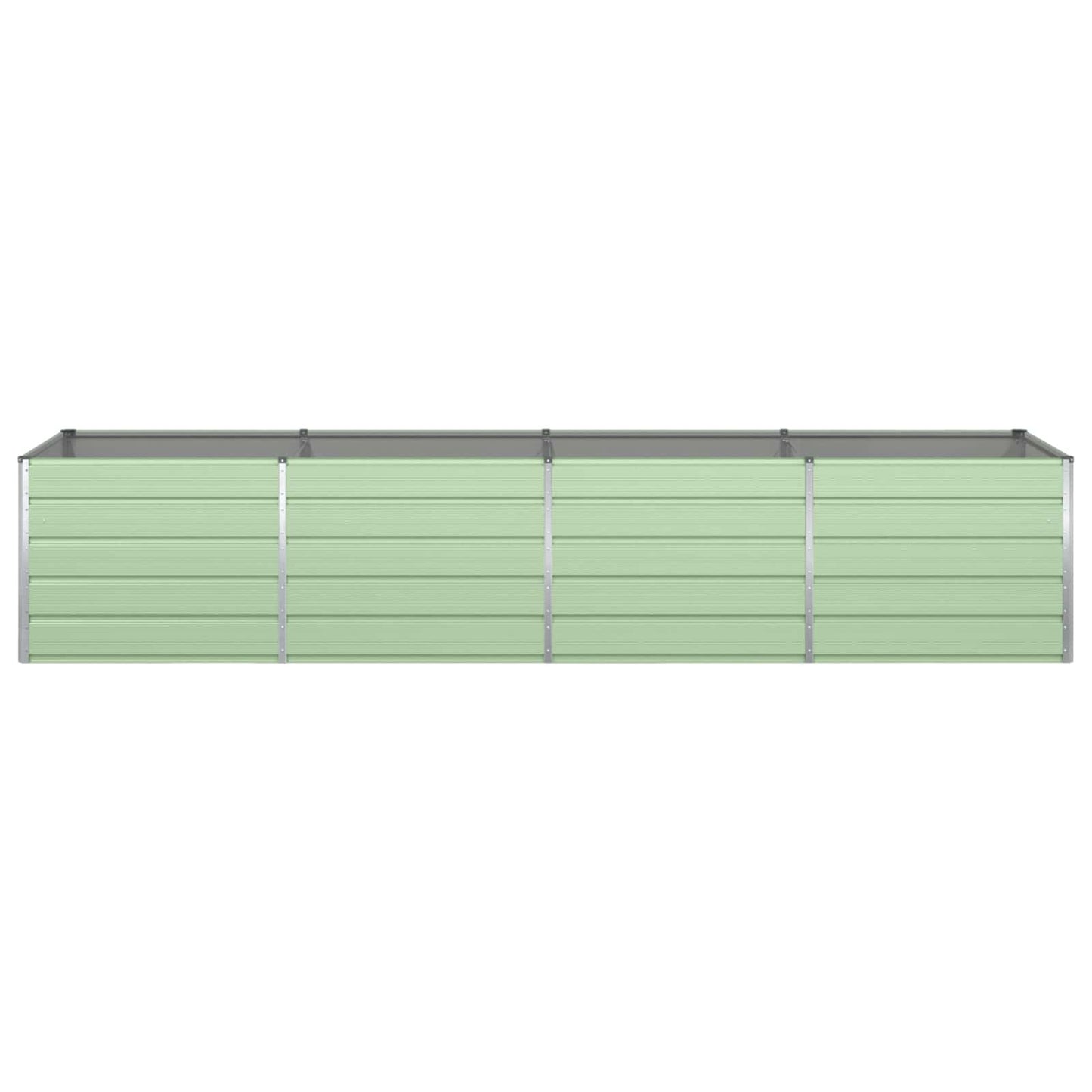 Planter Pastel Green 385 x 100 x 75 cm Galvanised Steel