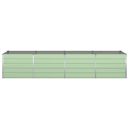 Planter Pastel Green 385 x 100 x 75 cm Galvanised Steel