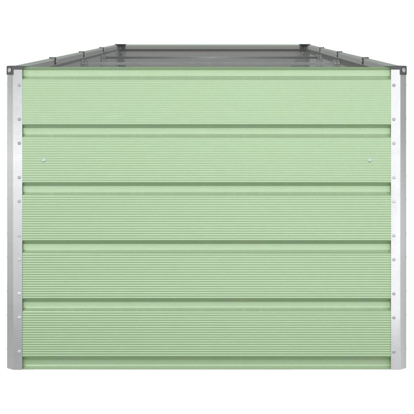 Planter Pastel Green 385 x 100 x 75 cm Galvanised Steel