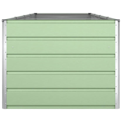 Planter Pastel Green 385 x 100 x 75 cm Galvanised Steel