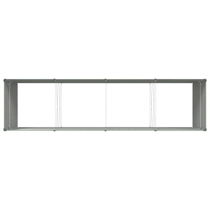 Planter Pastel Green 385 x 100 x 75 cm Galvanised Steel