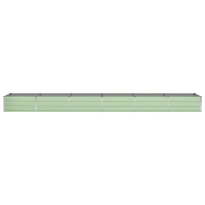 Planter Pastel Green 580 x 100 x 45 cm Galvanised Steel
