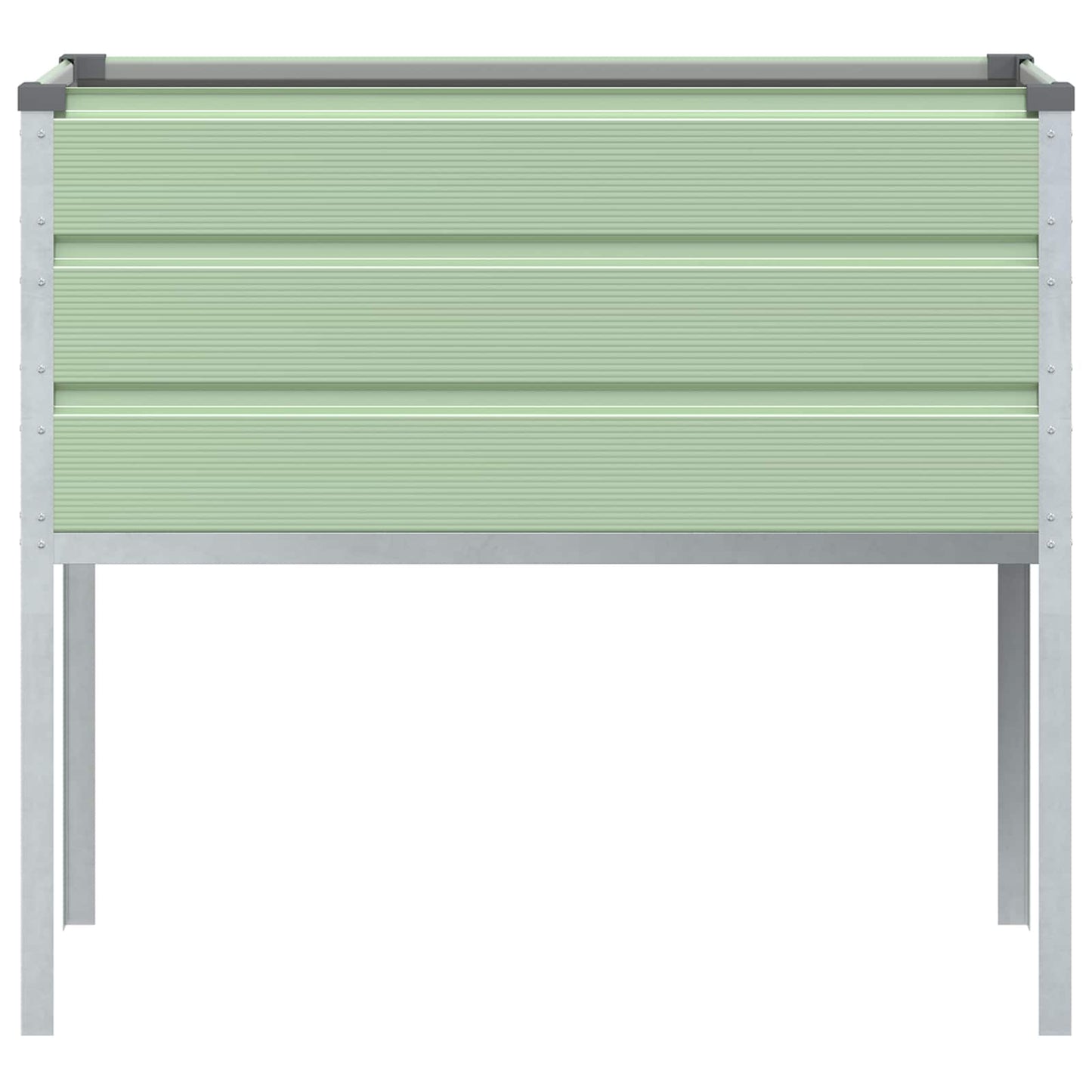 Planter Pastel Green 100 x 45 x 90 cm Galvanised Steel