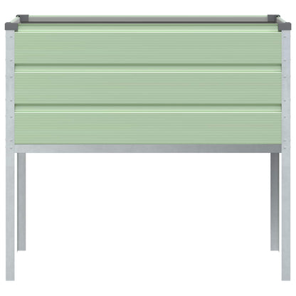 Planter Pastel Green 100 x 45 x 90 cm Galvanised Steel