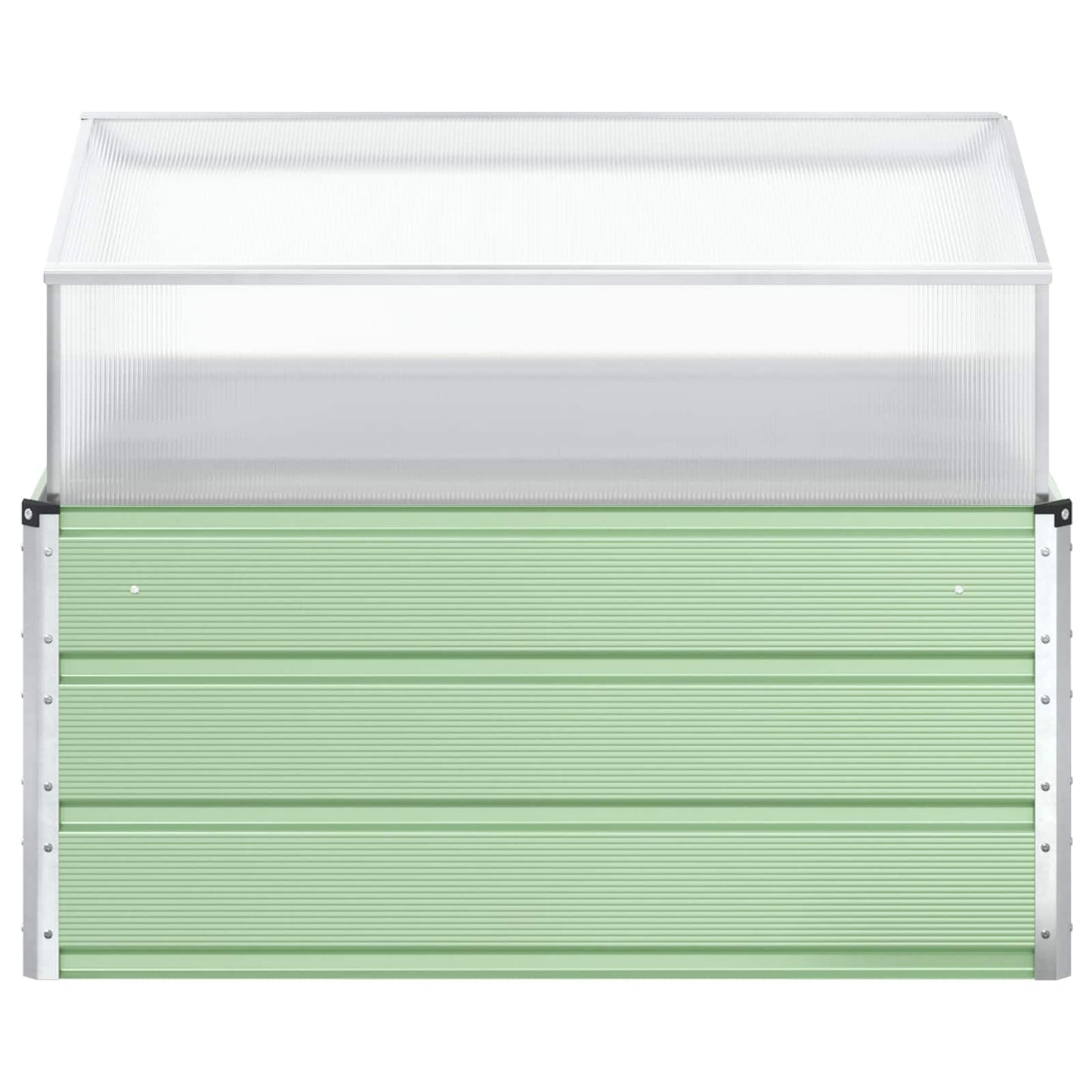 Planter Pastel Green 100 x 100 x 77 cm Galvanised Steel