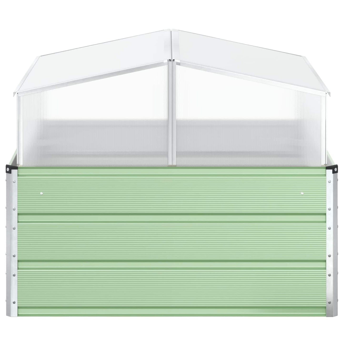 Planter Pastel Green 100 x 100 x 77 cm Galvanised Steel