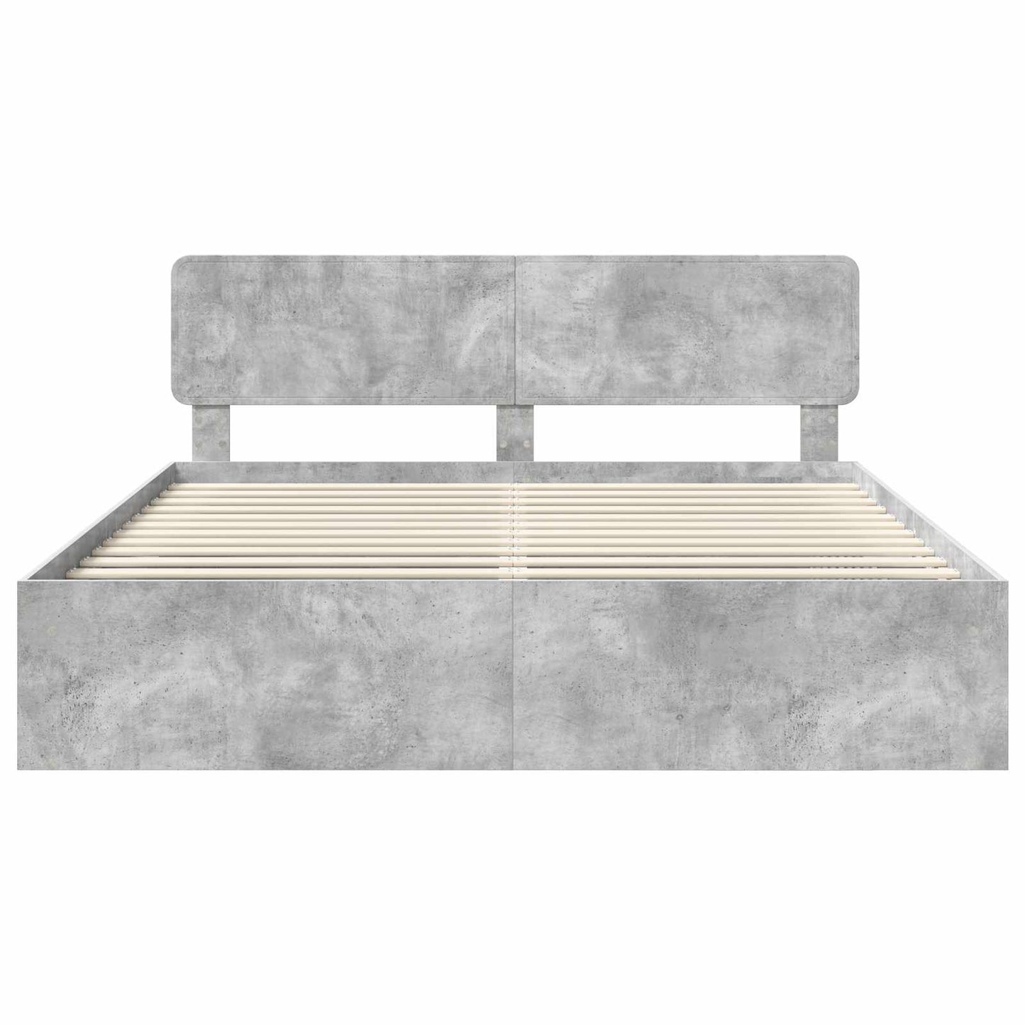 Bed Frame with Headboard Concerte 180 x 200 cm Solid Pine Wood