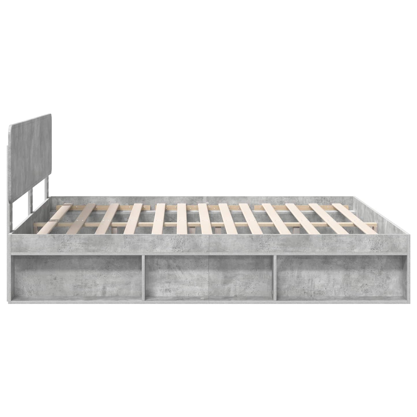 Bed Frame with Headboard Concerte 180 x 200 cm Solid Pine Wood