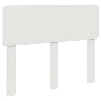 Bed Frame with Headboard White 120 x 200 cm Solid Pine Wood