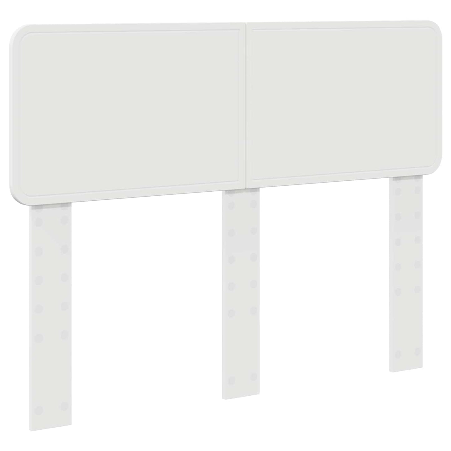 Bed Frame with Headboard White 120 x 190 cm Solid Pine Wood