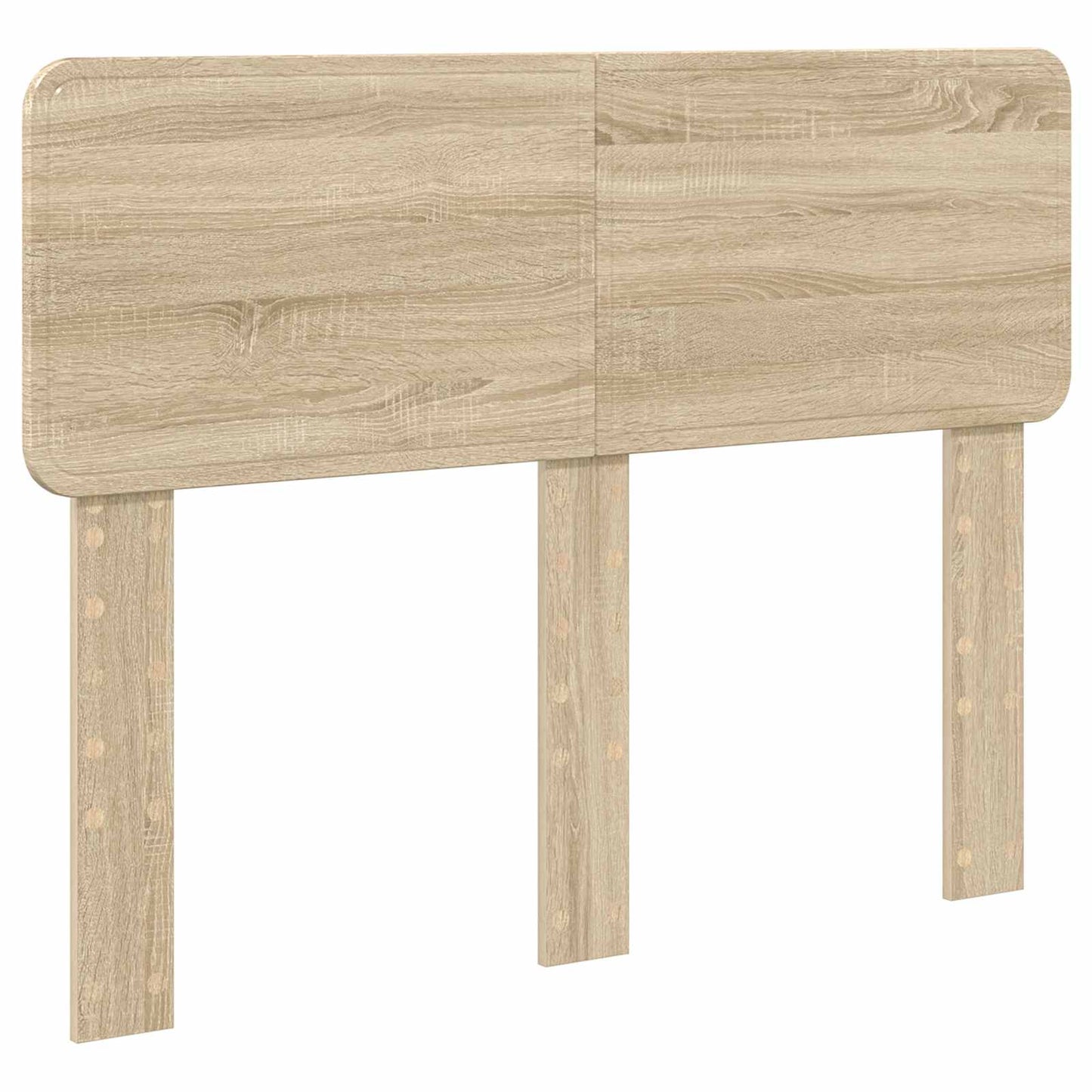 Bed Frame with Headboard Sonoma 120 x 190 cm Solid Pine Wood