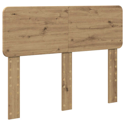 Bed Frame Artisian Oak 120 x 190 cm Solid Pine Wood