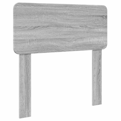 Bed Frame Grey Sonoma 100 x 200 cm Solid Pine Wood