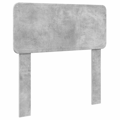 Bed Frame with Drawer Concrete Grey 90 x 190 cm Engineered Wood