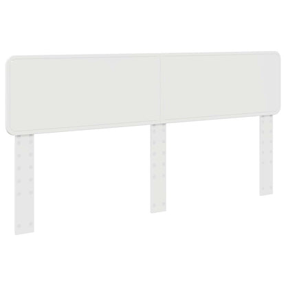 Bed Frame with Headboard White 180 x 200 cm Engineered Wood