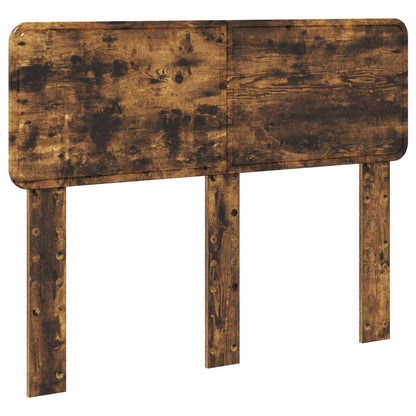 Bed Frame with Drawer Smoked Oak 120 x 190 cm Engineered Wood