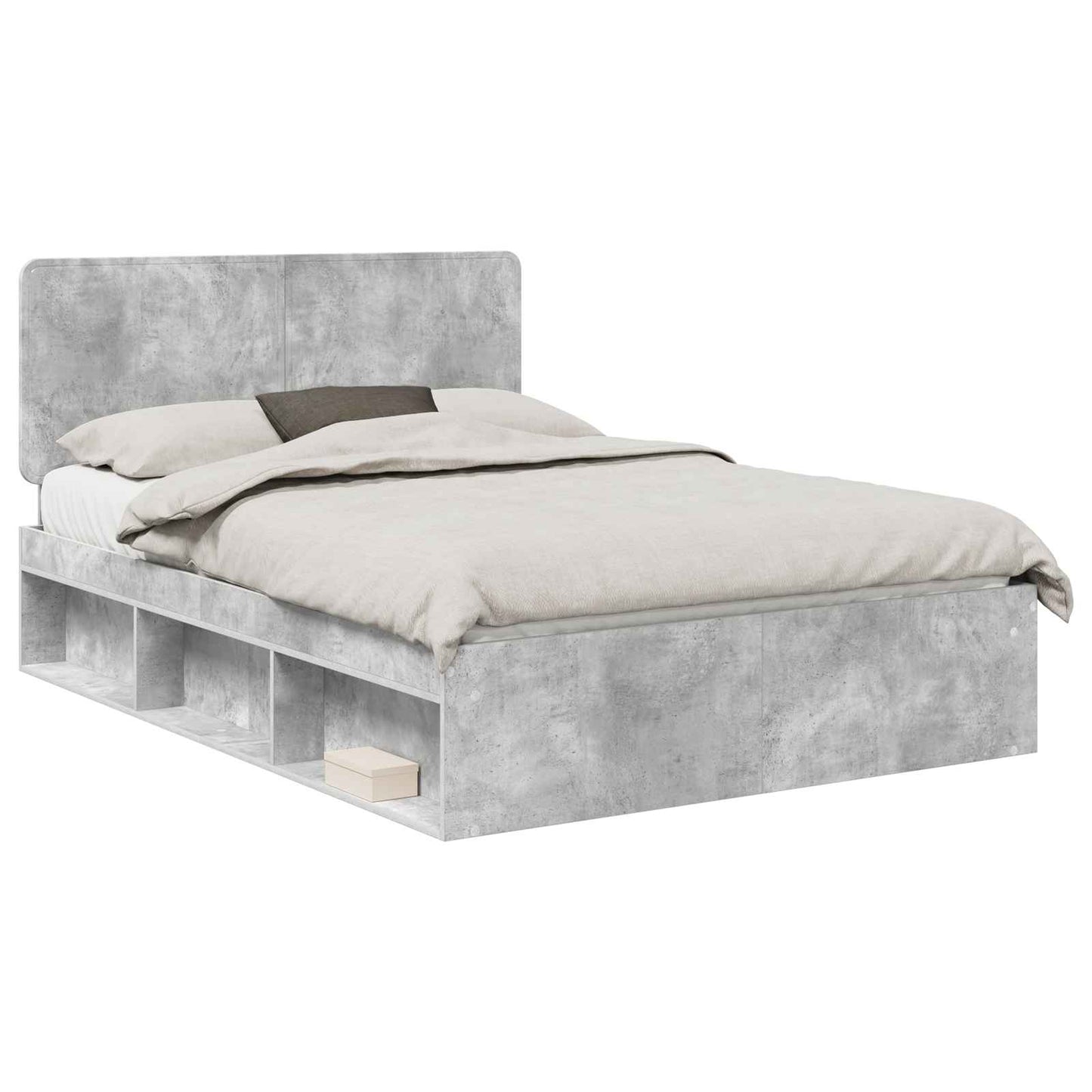 Bed Frame with Headboard Concerte 160 x 200 cm Solid Pine Wood